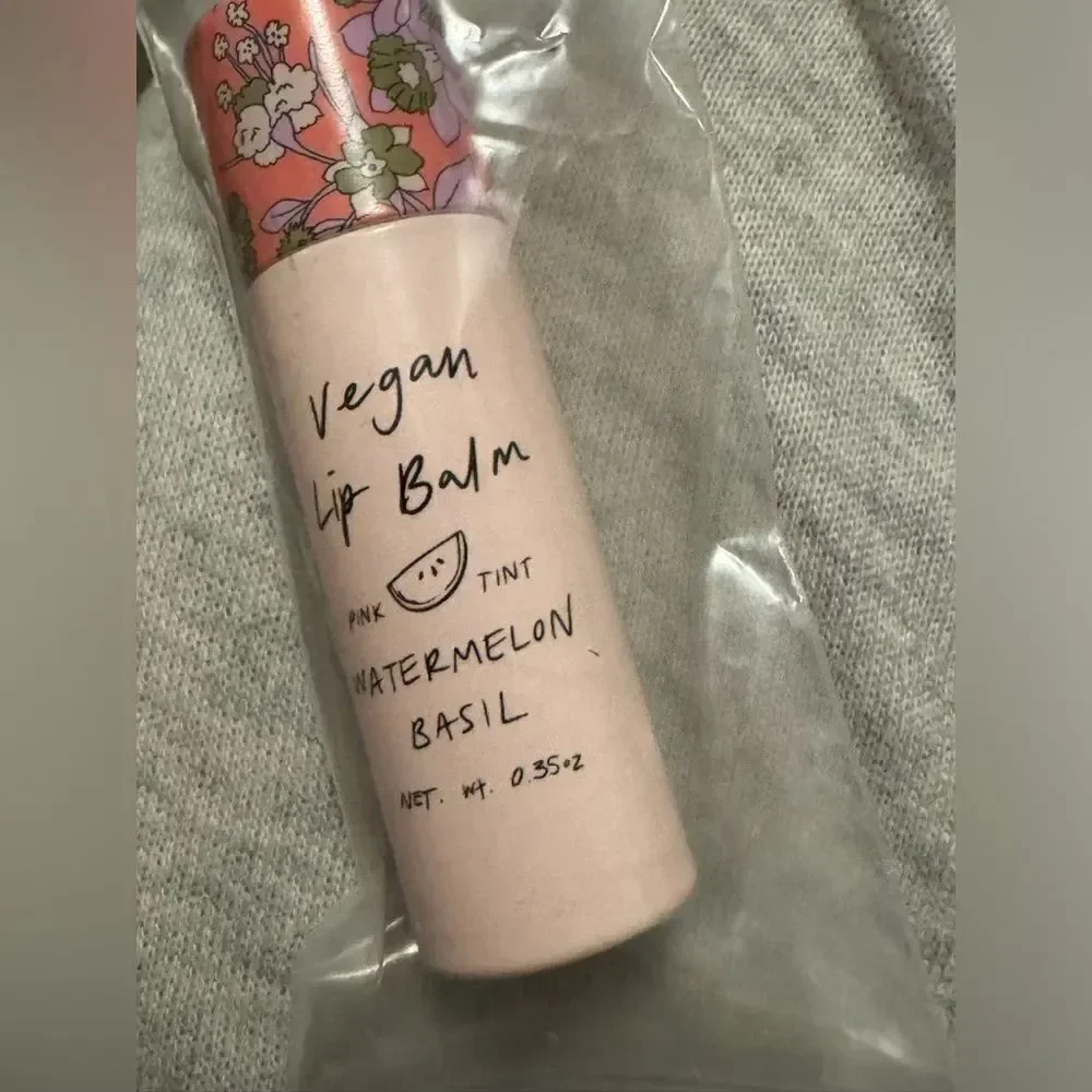 Free people watermelon basil vegan lip balm
